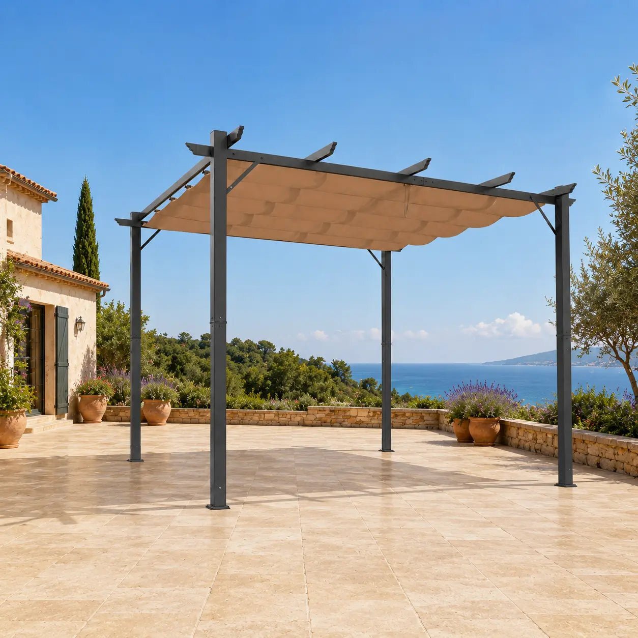 Zoé - Pergola en aluminium 4x3